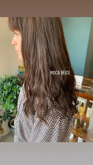 セミロング カラー misch by urban所属・名駅🦢大人艶カラー 🪽カミヤアカネのヘアスタイル