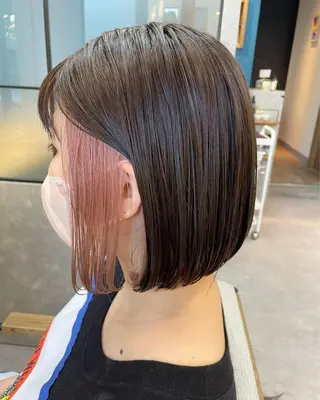 ショート カラー かわさき ともやのヘアスタイル