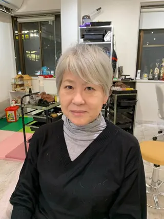 ショート カラー 再現性ショートボブ 木又克美のヘアスタイル