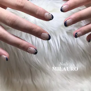 ネイル Nails MILAURO所属・MIYUKI /大人シンプルネイルのネイルデザイン