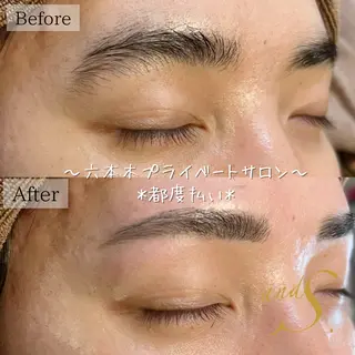 メンズ アイブロウ 🌸🧡六本木 脱毛しずか🧡🫧の眉毛・アイブロウイメージ