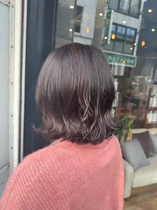 ミディアム カラー いまじゅく あおいのヘアスタイル