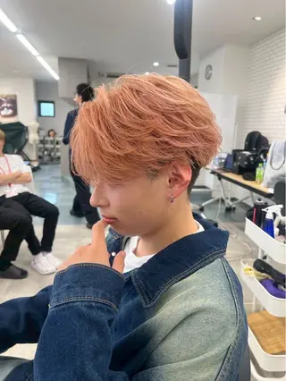 カラー メンズ 天神ブリーチカラー /ケントのヘアスタイル