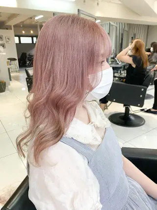 セミロング カラー raika .のヘアスタイル