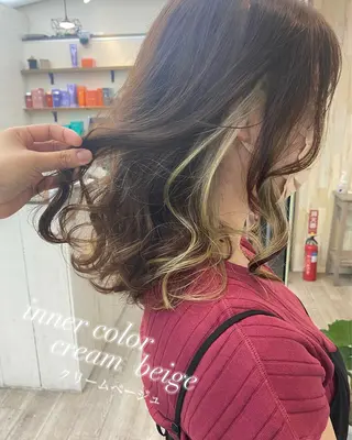 セミロング B3 SHARE SALON【ビースリーシェアサロン】所属・☀️透明感color KURO☀️のヘアスタイル