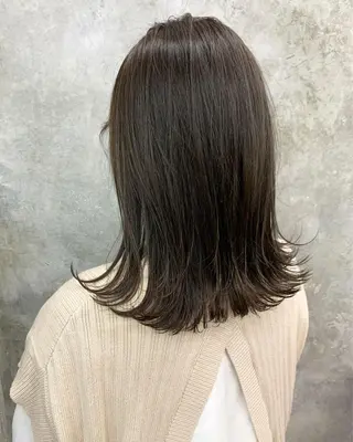 セミロング レイヤーカット TAIKIのヘアスタイル