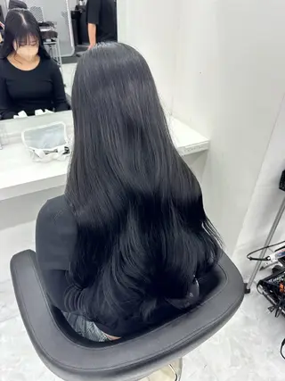 ロング カラー パーマ ヘアアレンジ メンズ キッズ ♥️韓国ヘア レイヤー♥️ゆりのヘアスタイル