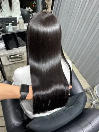 ロング カラー 韓国ヘア✨美髪矯正✨ 高橋大河のヘアスタイル