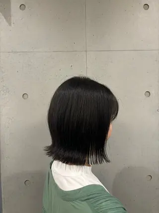 ミディアム カット/暖色カラー/ rikako🌻のヘアスタイル