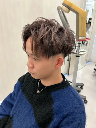 ショート メンズ THREE  mark所属・河田 日和のヘアスタイル