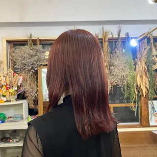 セミロング HAIR & MAKE orange所属・mary'sメリー /ニュアンスカラーのヘアスタイル