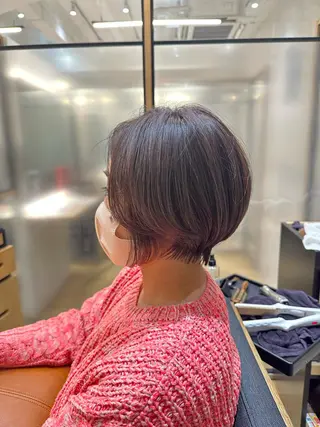 ショート シノハラ ガクト ショート/白髪ぼかしのヘアスタイル