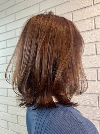 ミディアム カラー 髪質改善✨艶カラー MASAYAのヘアスタイル