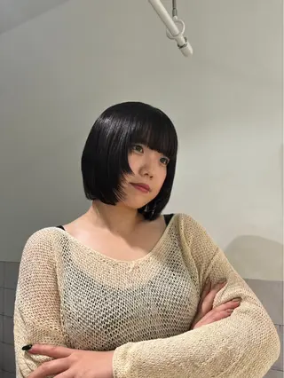 ショート ボブ/個性派🪽🍀 堀内志茉のヘアスタイル