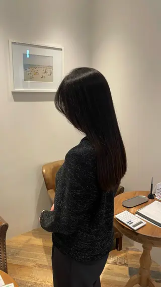 ロング カラー 葵🌊ツヤカラー/ 髪質改善🫧のヘアスタイル