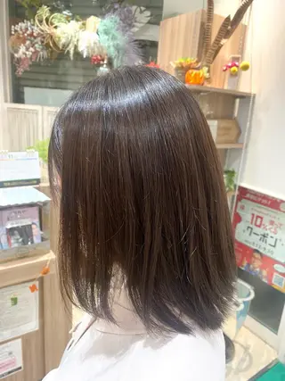 セミロング カラー Miyu🦄ash メンズカット/まつげのヘアスタイル