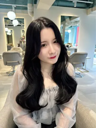 ロング カラー SALOWIN 新宿三丁目 me＋所属・hanane🎀 /ジャニオタ美容師のヘアスタイル