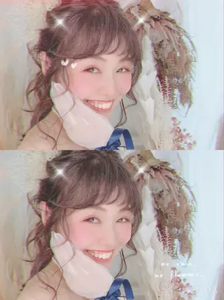 ロング ヘアアレンジ Achieve 三ノ宮のヘアスタイル