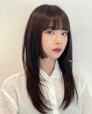 ロング 韓国レイヤー/ショー ト/nodokaのヘアスタイル