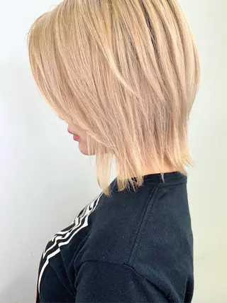 ショート チャンモリパーマ/韓 国/Minami🦋のヘアスタイル