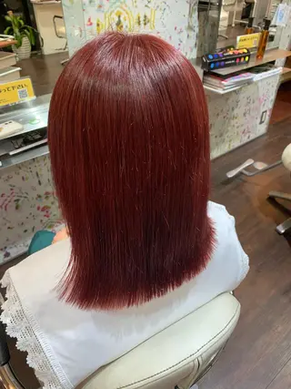 ミディアム カラー SALOWIN名古屋栄店所属・Yuuki🌷名古屋 栄 カラー/ボブのヘアスタイル