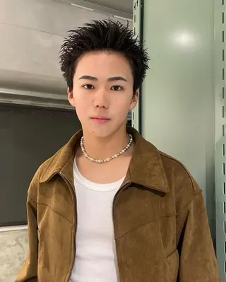 ショート メンズ TRICCA 銀座所属・奏羽　"メンズ ・パーマ・ショート"のヘアスタイル