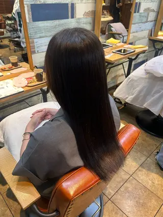 カラー 透明感カラー🫧🩵 林　菜々美のヘアスタイル