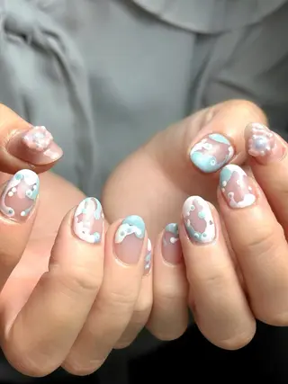ネイル Qmu nail まりなのネイルデザイン