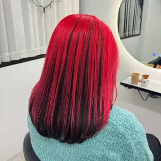 セミロング カラー Ren. 🦋デザインカラーのヘアスタイル