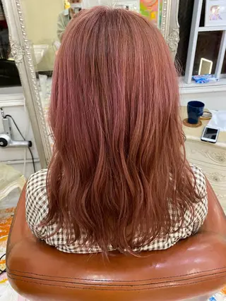 ロング カラー JAM所属・透明感ケアカラー 🌟misaki🌟のヘアスタイル