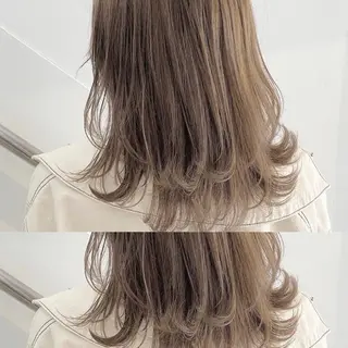 ミディアム カラー CLUTCH天王寺 西藤遥河のヘアスタイル