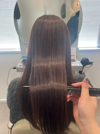 ロング カラー みう/仙台/暖色/ 艶髪/顔周りカット/のヘアスタイル