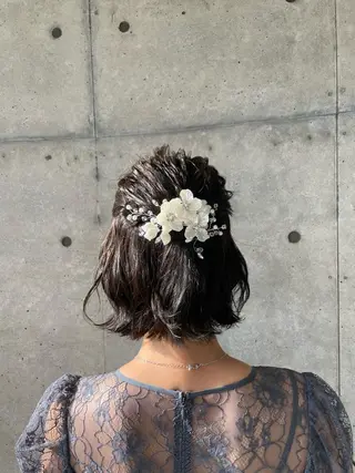 ショート ヘアアレンジ am eyelash salon所属・am eyelash ❁︎ kasumiのマツエク・マツパデザイン