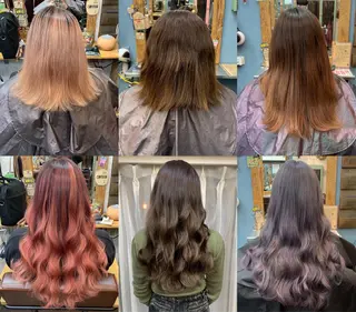 ロング ❤️‍🔥シールエク ＋カラー京❤️‍🔥のヘアスタイル