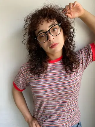 ミディアム カラー パーマ CEINE【セーヌ】 三軒茶屋のヘアスタイル