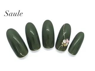 ネイル シールエクステ/ ハイトーンカラーのヘアスタイル