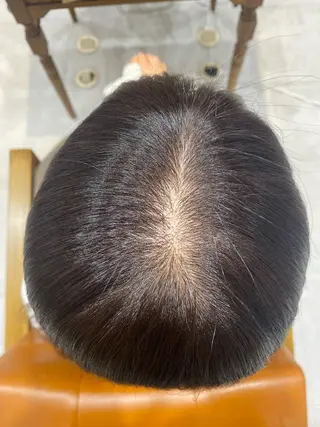 セミロング 山﨑 燦人のヘアスタイル