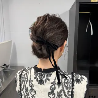 ヘアアレンジ INORI|艶カラ ー|フェイスレイヤーのヘアスタイル