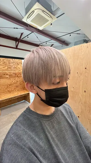 カラー メンズ 小田 勇斗のヘアスタイル