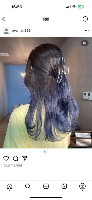 カラー NODEHAIR STUDIO所属・NODE HAIRのヘアスタイル