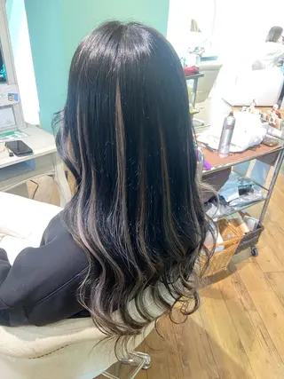 ロング カラー 🧸プルエクステ❤︎ ネイルKAO🧸のヘアスタイル