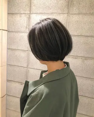 ショート カラー ボブ/ミニボブ/ 立河今日子のヘアスタイル