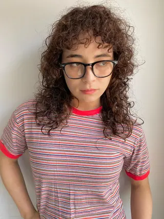 ロング カラー パーマ Hayashi Shioriのヘアスタイル