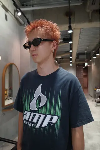 ショート カラー 山口 ヒロトのヘアスタイル