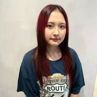 カラー デザインカラー/パー マ🦖外岡咲希🦖のヘアスタイル