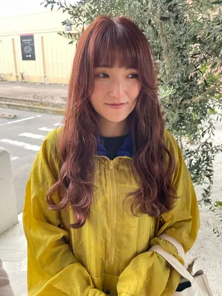 ロング カラー 透明カラー/レイヤー misaki °*のヘアスタイル