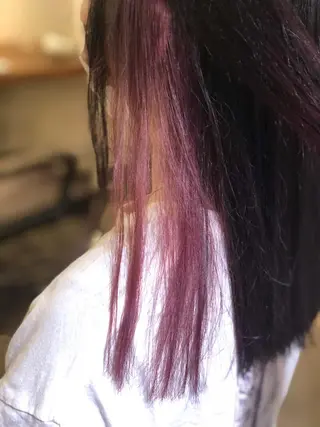 カラー FUJINO RYOのヘアスタイル