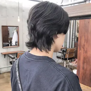 ショート パーマ メンズ ✂︎ウルフ・ショート ✂︎MIKUNIのヘアスタイル