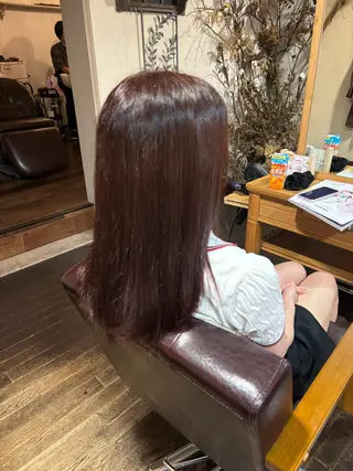 カラー アカリ😸🫶 カラーリスト🧡のヘアスタイル
