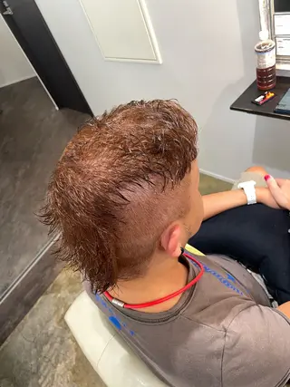 カラー メンズ ブレンバイドット所属・ニュアンスカラー/ 🫧レミ(坊主)のヘアスタイル